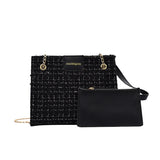 PU Leather Messenger Bags Female Solid Crossbody Shoulder Handbags For Women