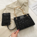 PU Leather Messenger Bags Female Solid Crossbody Shoulder Handbags For Women