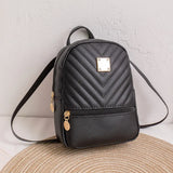 PU Leather Mini Backpack Women Shoulder Bags Mochilas Ladies Small School Bag Pa