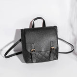 Mini Ladies Backpack PU Leather Multifunctional School Bag
