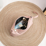 Embroidered Ringer PU Mini Wallet Clutch for Ladies Girls