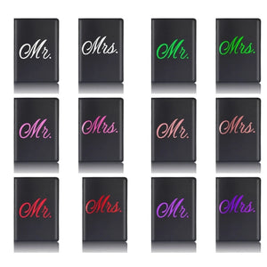 Passport Cover for Women Men Honeymoon Wedding Gift