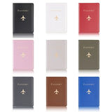 Hot Stamping Passport Holder Plane Lover Wedding Gift