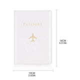 Hot Stamping Passport Holder Plane Lover Wedding Gift