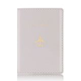 Hot Stamping Passport Holder Plane Lover Wedding Gift