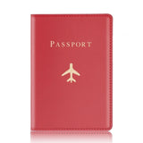 Hot Stamping Passport Holder Plane Lover Wedding Gift