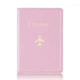 Hot Stamping Passport Holder Plane Lover Wedding Gift