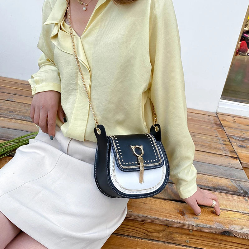 Patchwork Crossbody Bags for Women Small Shoulder Bag Handbags Purses