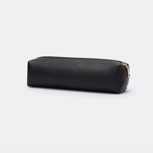 PU Leather Pencil Case Zipper Cosmetic Brush Bag 20*6*6cm