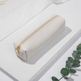PU Leather Pencil Case Zipper Cosmetic Brush Bag 20*6*6cm
