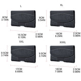 Phone Belt Case Waist Bag Magnetic Closure Organizer for Men