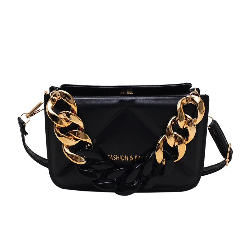 Adjustable PU Leather Crossbody Bag for Women