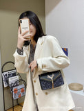 PU Leather Shoulder Bag with Special Accessories for All Seasons