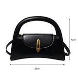 PU Leather Messenger Bag Lady Crossbody Casual Flap Shoulder Bag