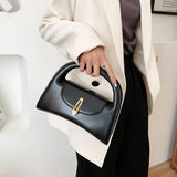 PU Leather Messenger Bag Lady Crossbody Casual Flap Shoulder Bag