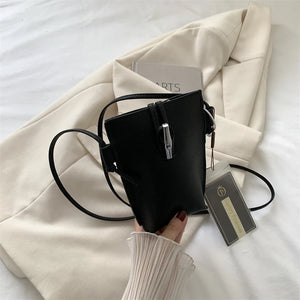 Women Bucket Shoulder Bag PU Leather Purses And Handbags Bags