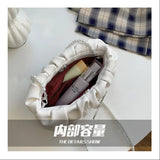 Clouds Bow Pearls Wallets PU Leather Purse Handbag for Women