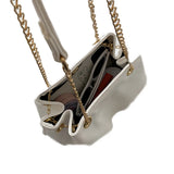 Retro Hobo Handbag for Women Ruched Pleated Chain Strap Shoulder Bag