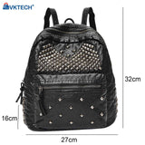 Rivet Studded Backpack Mini Purse Shoulder Bag Daypack