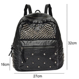 Rivet Studded Backpack Mini Purse Shoulder Bag Daypack