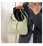 Vintage PU Leather Saddle Bag for Women