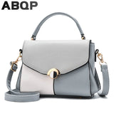 PU Leather Shoulder Bag Ladies Handbags Patchwork Crossbody Bags For Women
