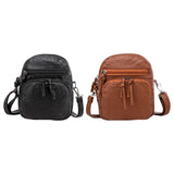 PU Leather Shoulder Bag Purse Money Bucket Bag Women Hand Bag