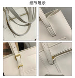 PU Leather Shoulder Bag for Women Ladies Travel Zipper Shopping bag