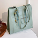 PU Leather Shoulder Bag for Women Ladies Travel Zipper Shopping bag