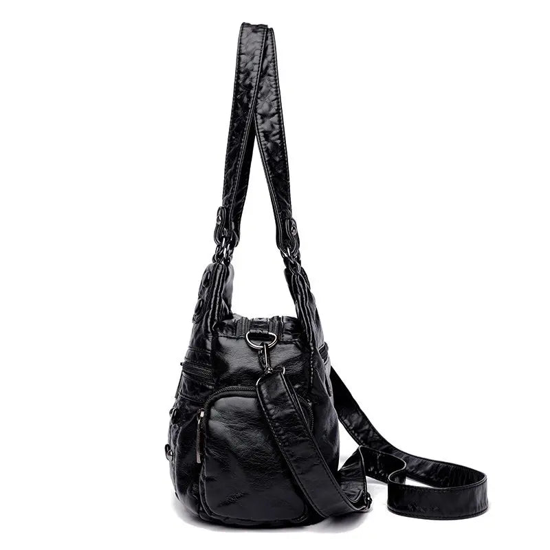 Vintage Rivet Shoulder Bag for Women Hobos