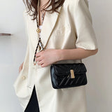 PU Leather Shoulder Bags INS Woman Crossbody Bag Hasp Closure