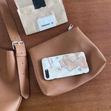 PU Leather Shoulder Bags Women Adjustable All-match Handbags Soft Retro Tote