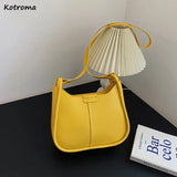 PU Leather Shoulder Bags Women Crossbody Bucket Bag Large Capacity