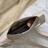 Vintage PU Leather Shoulder Bag for Women, Office Cross-body Tote