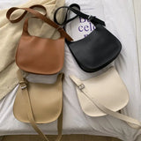 Vintage PU Leather Shoulder Bag for Women, Office Cross-body Tote
