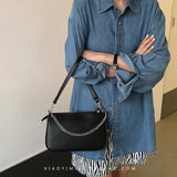 Retro 2 Piece Set PU Leather Shoulder Crossbody Bags for Women