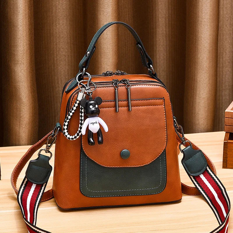 PU Leather Shoulder Mini Small Backpack Ladies School Backpack Bags