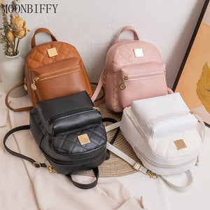 Mini Small Backpack Shoulder Bag Ladies Phone Pouch Pack