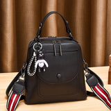 PU Leather Shoulder Mini Small Backpack Ladies School Backpack Bags