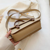 Classic Style PU Leather Shoulder Bag Top Handle Handbag