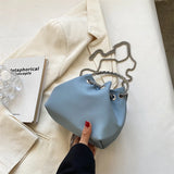 PU Leather Small Capacity Tote Female Shoulder Crossbody Bag