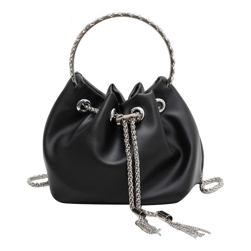 PU Leather Small Capacity Tote Female Shoulder Crossbody Bag