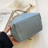 PU Leather Small Capacity Tote Female Shoulder Crossbody Bag
