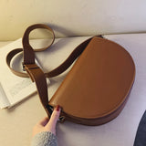 Small Saddle Bag Women's Crossbody Shoulder Summer Purse Handbag