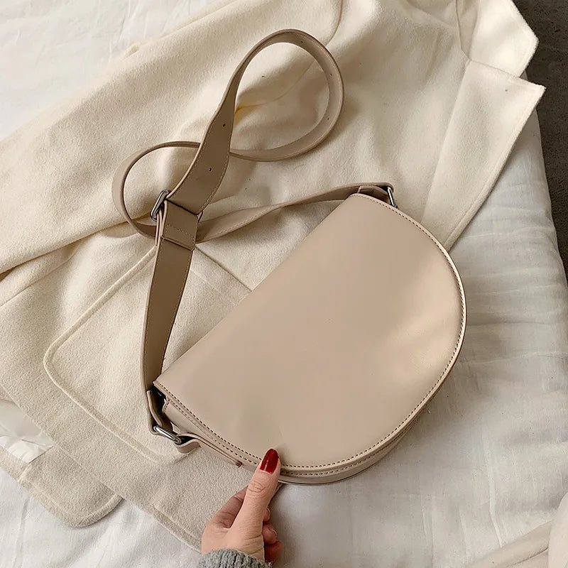 Small Saddle Bag Women's Crossbody Shoulder Summer Purse Handbag