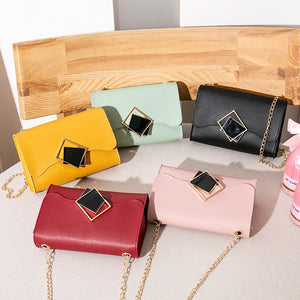 Small Square Crossbody Bag for Women Chain Shoulder Messenger Bag