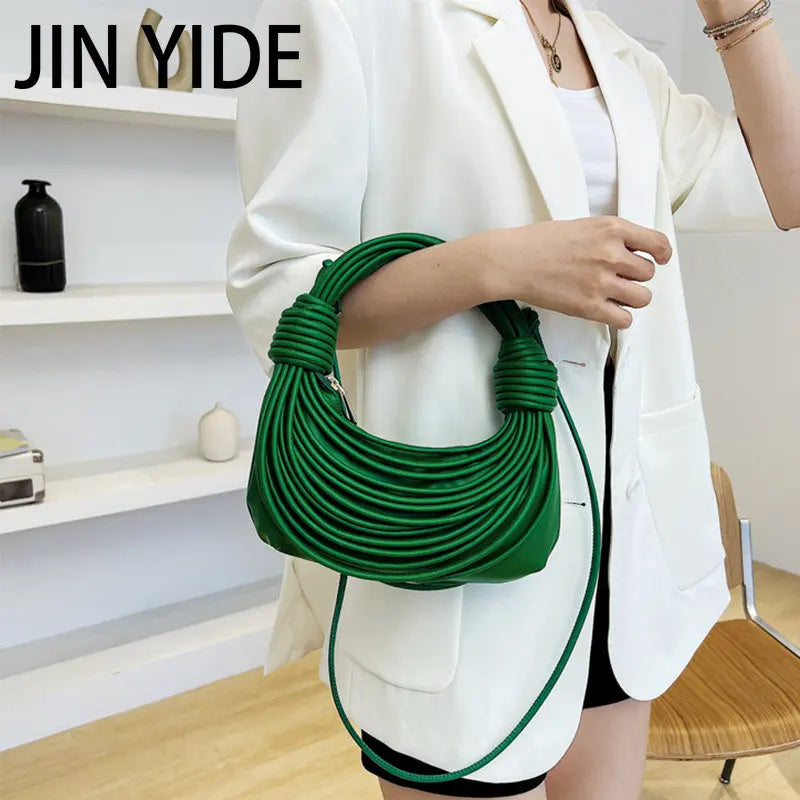 Solid Crossbody Bags Women Shoulder Bag Handbags Purses Female Underarm Clutch