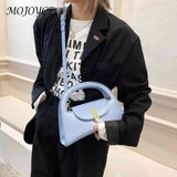 PU Leather Solid Messenger Bag Flap Lady Crossbody Bag for Women