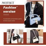 PU Leather Solid Messenger Bag Flap Lady Crossbody Bag for Women