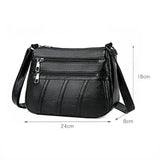 PU Leather Messenger Purse Female Daily Shoulder Bag Women Handbag